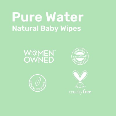 Parasol Natural 99% Pure Water Baby Wipes for Sensitive Skin - 10 Packs - 600ct