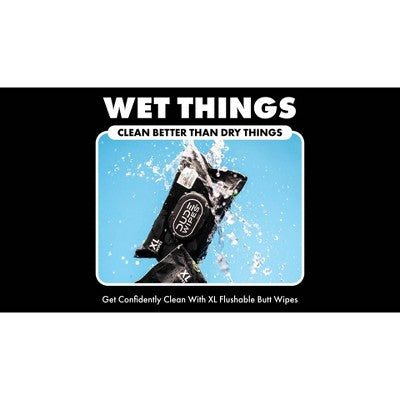 Dude Wipes Odor Destroyer Flushable Personal Wipes - 48ct/3pk