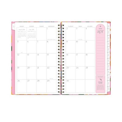 Rhi James for Blue Sky Weekly/Monthly Planner 15 Month Wirebound 5"x8" Textured Paper Hardcover - Ava Floral