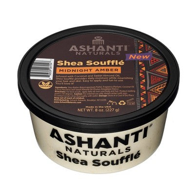 Ashanti Naturals Shea Souffle Midnight Amber Curl Enhancer Cream - 8oz