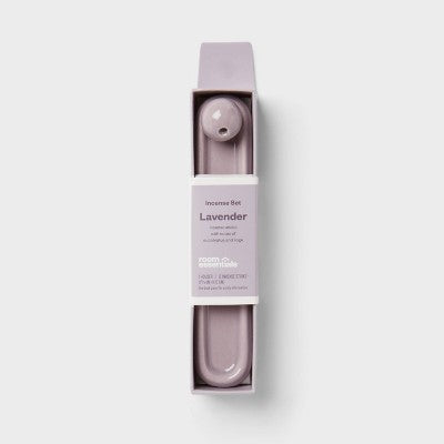 Incense and Ceramic Holder Lavender - Room Essentials