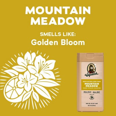 DR. SQUATCH Men's Rapids Non-Exfoliating Body Wash - Mountain Meadow