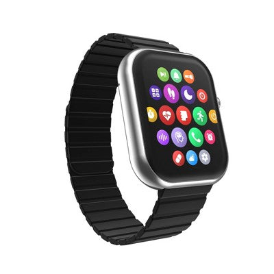 iTouch Air 5 Silver Case with 1 magnetic and 1 nylon strap Smartwatch Set