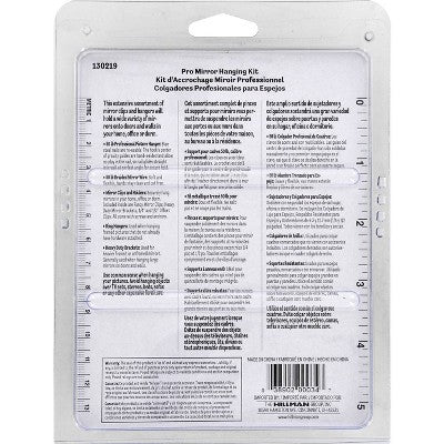 Hillman 77pc Pro Mirror Hanging Kit
