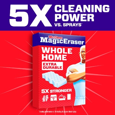 Mr. Clean Unscented Magic Eraser Whole Home Extra Durable Multi-Purpose Cleaner - 5ct