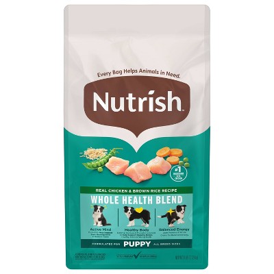 Rachael Ray Nutrish Puppy Real Chicken and Brown Rice Recipe Dry Dog Food - 6lbs