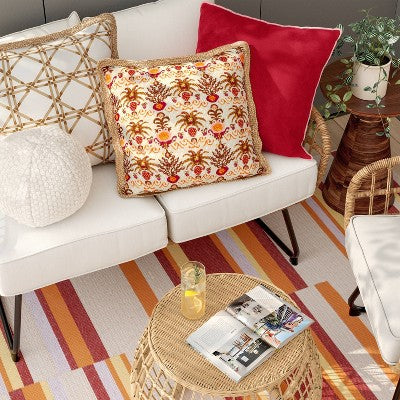11"x11" Spherical Accent Pillow Ivory - Threshold