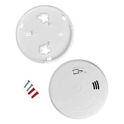 First Alert Alarm Combo DC10 with VCE SMCO210V Clam Tray: Smoke & Carbon Monoxide Detector, Fire Alarm, 10-Year Warranty