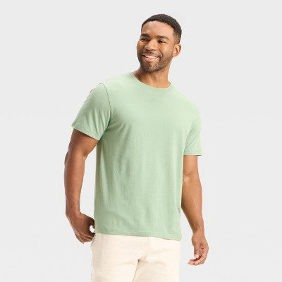Men's Every Wear T-Shirt - Goodfellow & Co Light Green M