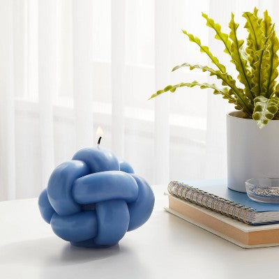 Blue Knot Figural Candle - Room Essentials
