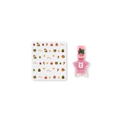 Squishmallow Holiday Ornament - Nail Decal Gift Set - 2pc
