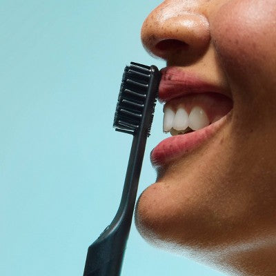 quip Sonic Electric Metal Toothbrush and Travel Case - Black