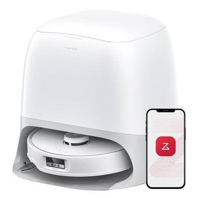 Roborock Qrevo Curv Robotic Vacuum and Mop 6.5" Path White: Multi-Surface, Electric, Tangle-Free, Automatic Height Adjustment, 2.5L Capacity (LOCAL PICKUP ONLY)