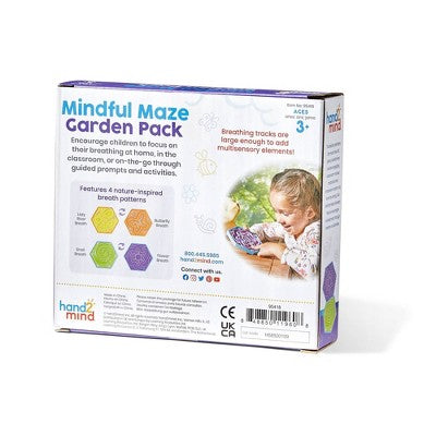 Hand2Mind Mindful Maze Garden Pack: Educational Plastic Teaching Aid for Toddlers and Preschoolers