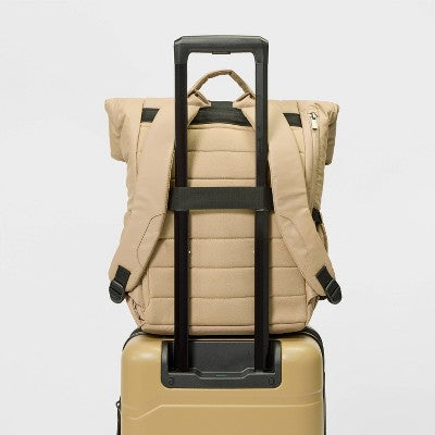 Puffer 16" Backpack Tan - Open Story?