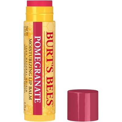 Burt's Bees Lip Balm - Pomegranate - 0.15oz: Moisturizing, Paraben-Free, Sulfate-Free, Phthalate-Free