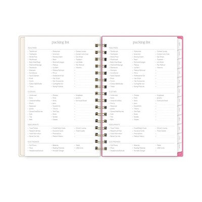 Rhi James for Blue Sky Daily/Monthly Planner 15 Month Wirebound 5"x8"" Printed - Cream Dot