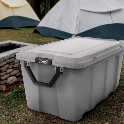 Hefty 50gal MAX PRO Storage Tote Alloy Gray (LOCAL PICKUP ONLY)