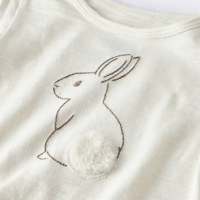 Baby Boys' 2pc Bunny T-Shirt and Striped Cargo Shorts Set 24M