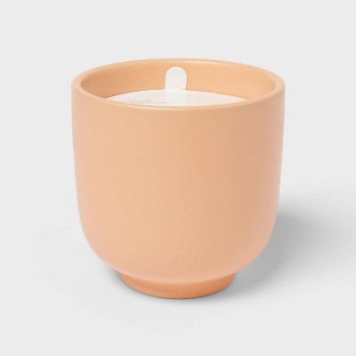 2-Wick Ceramic Jar Candle Luminous Peach 13.5oz - Room Essentials