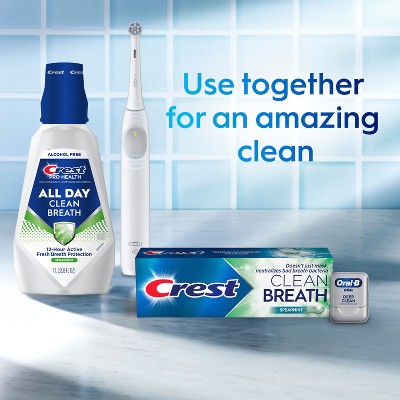 Crest Clean Breath Toothpaste - Spearmint - 2.5oz