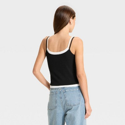 Women's Layered Cami - Wild Fable Black XS