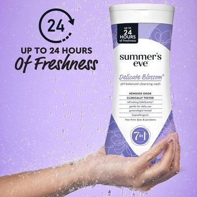 Summer's Eve Delicate Blossom Feminine Cleansing Wash - 15 fl oz