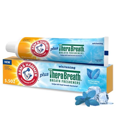 Arm & Hammer + Therabreath Toothpaste - Icy Mint - 5.5oz