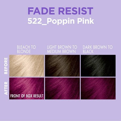 Dark and Lovely Fade Resist Rich Conditioning Hair Color - 522 Poppin Pink