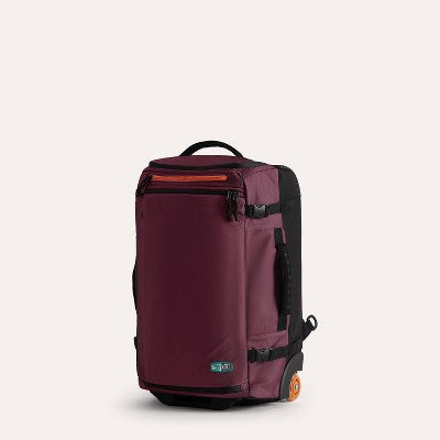 Bagsmart Blast 43L Roller Travel Backpack - Red Currant