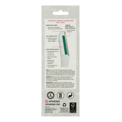 JAPONESQUE Comfort+ Dermaplaner Razor Refill Blades - 4ct