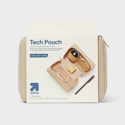 Mouse and Charger Pouch Taupe - up&up