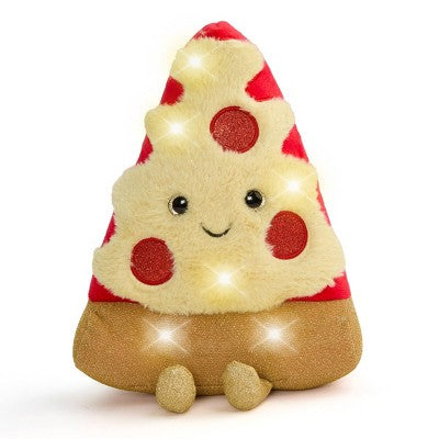 FAO Schwarz 11" Glow Brights Plush LED with Sound Pizza