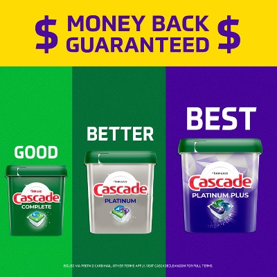 Cascade Fresh Scent Complete ActionPacs Dishwasher Detergents - 55ct
