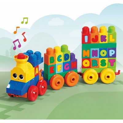 Mega Bloks ABC Musical Train Toy Building Blocks with Music - 50pc