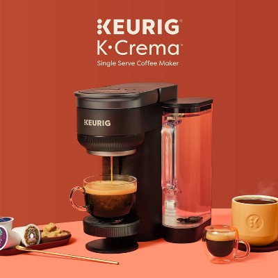 Keurig K-Crema Single-Serve K-Cup Pod Coffee Maker