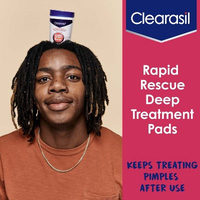 Clearasil Rapid Rescue Deep Treatment Pads - 90ct