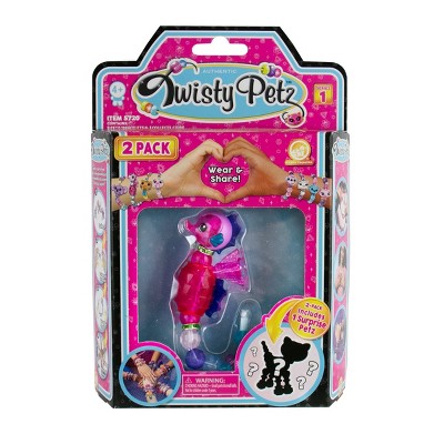 Twisty Petz 2pk Sakura Seahorse: Plastic Jewelry Accessories & Charms