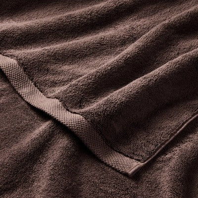 Organic Oversized Bath Towel Brown - Casaluna
