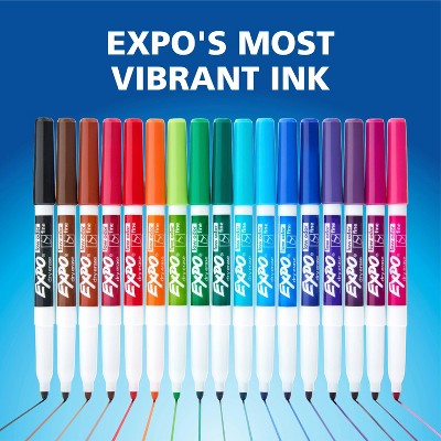 Expo 12pk Dry Erase Markers Colors Fine Point