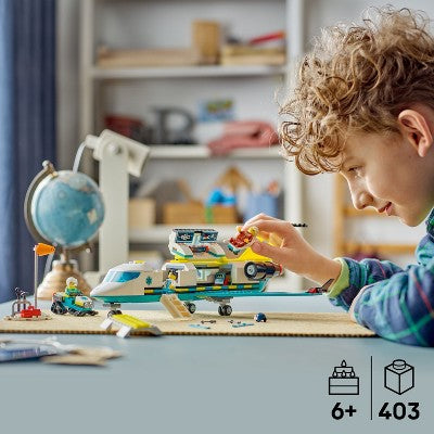 LEGO City Emergency Air Ambulance Airplane Toy 60465