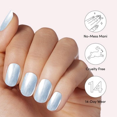 Dashing Diva Chrome Powder Kit - Silver Chrome - 3ct: Vegan, Nail Care, Duochrome Finish, Dip Powder