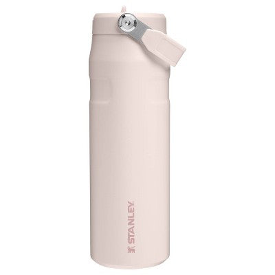 Stanley 24oz IceFlow Aerolight Flip Straw Water Bottle 2.0 - Rose Quartz: Stainless Steel, Single Piece, 10.04" Height