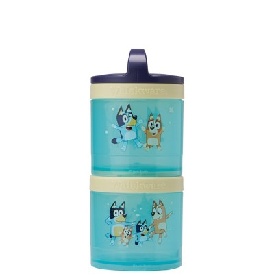 Whiskware Stackable 2pc Food Storage Jar Snack Pack - Bluey: Plastic Kids Container