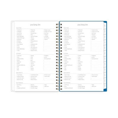 Rhi James for Blue Sky Weekly/Monthly Planner 15 Month Wirebound 5"x8" Clear Multi Cover - Atrani Lemons