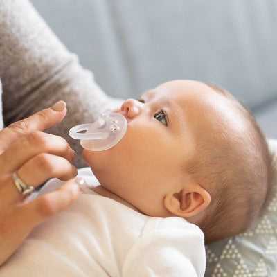 Evenflo Feeding Balance + Stage 1 Cylindrical Silicone Pacifier - 0 Months+ 6ct