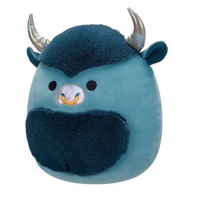 Squishmallows 14" Bison Stuffed Animal: Character Theme, Creative Thinking Focus, Polyester Material