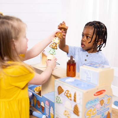 Melissa & Doug Wooden Cool Scoops Ice Creamery Play Food Toy (LOCAL PICKUP ONLY)