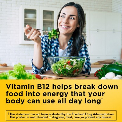 Nature Made Vitamin B12 1000mcg Convert Food into Cellular Energy Support Nervous System Softgels - Non Vegetarian
