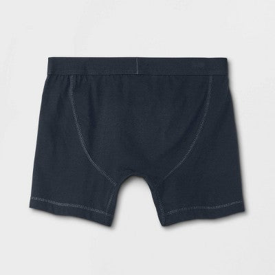 Men's Support Pouch Boxer Briefs 4pk - Goodfellow & Co Black/Blue/Gray XXL: Cotton Blend, Mid Rise, Mesh Liner